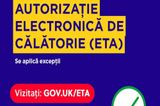 Românii care călătoresc în Marea Britanie au nevoie, din 25 februarie, de Autorizaţia Electronică de Călătorie