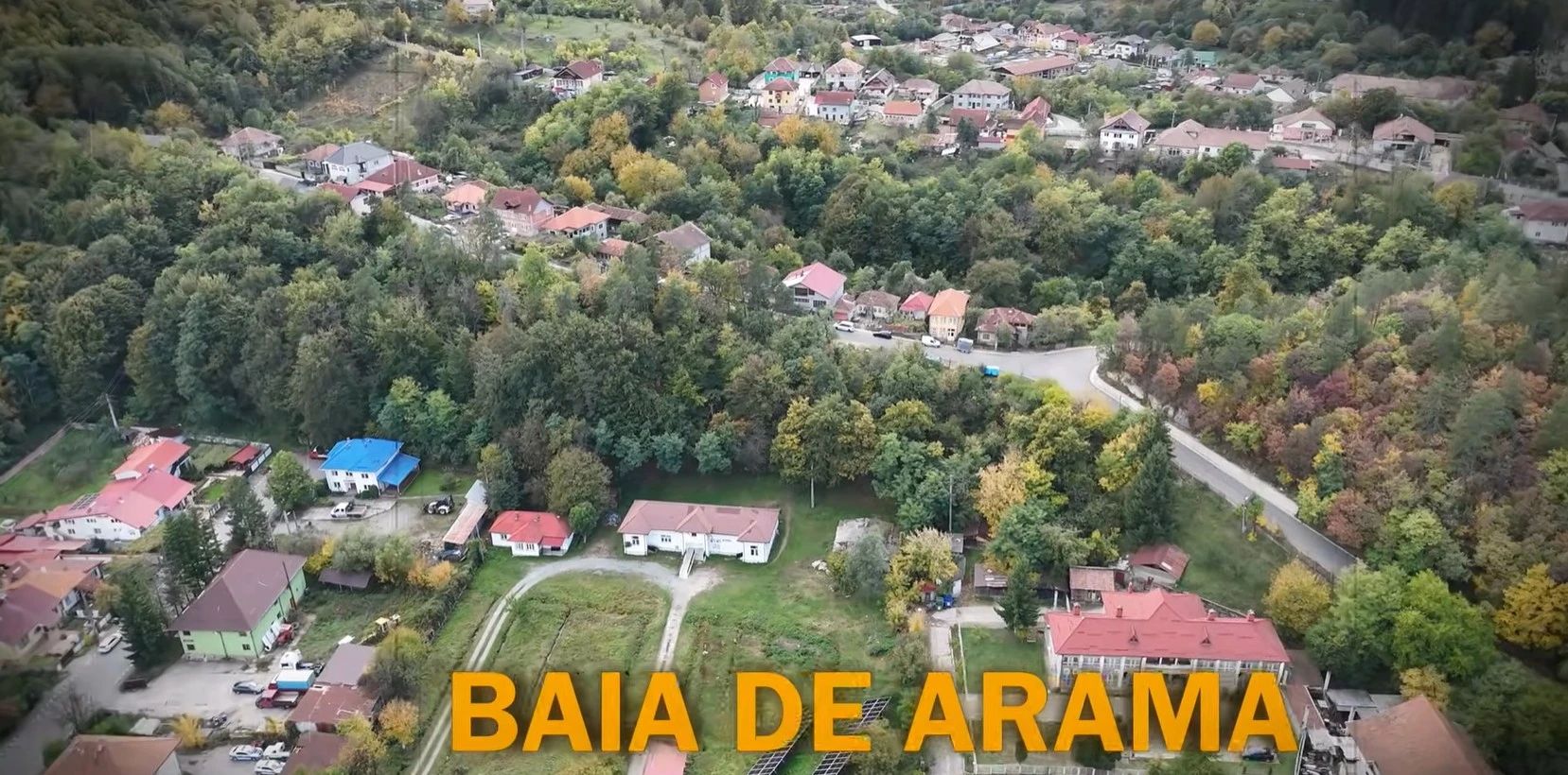 Baia de Aramă, un fost oraș minier, vibrant, acum depopulat. Foto/Captură video