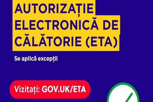 Românii care călătoresc în Marea Britanie au nevoie, din 25 februarie, de Autorizaţia Electronică de Călătorie